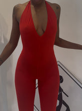 Carica l&#39;immagine nel visualizzatore di Gallery, RED V JUMPSUIT LIGHTWEIGHT LYCRA
