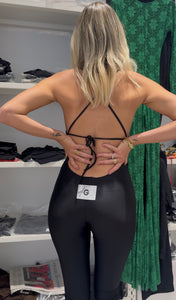 FLARED TRIANGLE JUMPSUIT