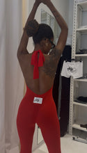 Carica l&#39;immagine nel visualizzatore di Gallery, RED V JUMPSUIT LIGHTWEIGHT LYCRA

