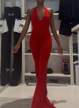 Carica l&#39;immagine nel visualizzatore di Gallery, RED V JUMPSUIT LIGHTWEIGHT LYCRA
